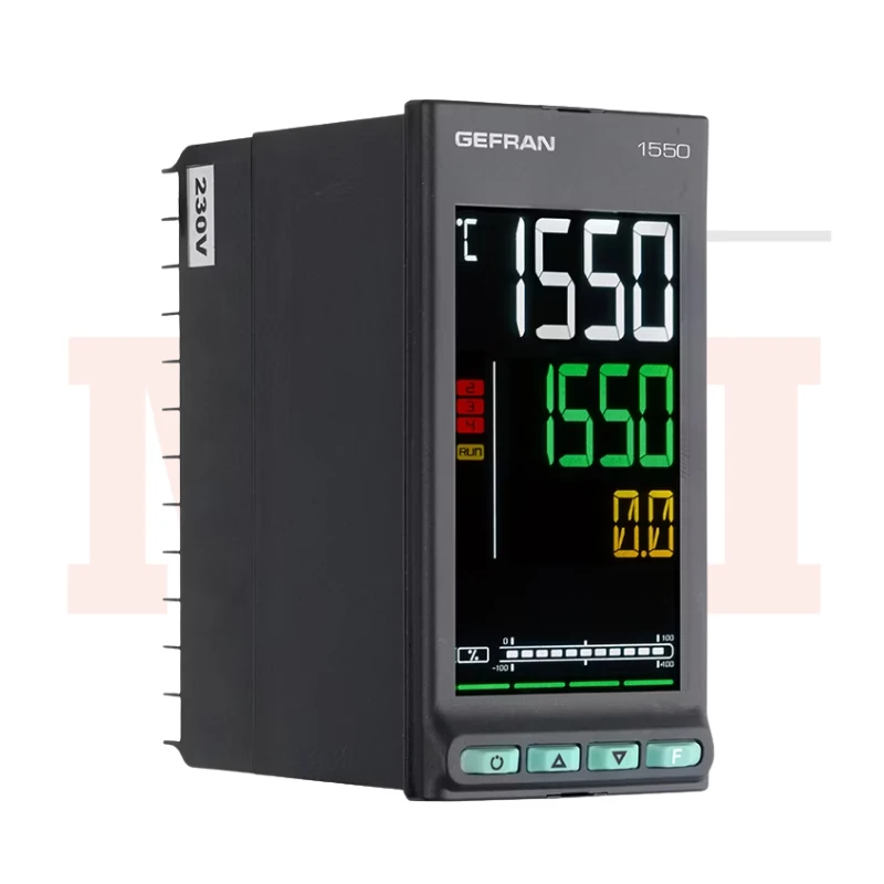 PID controller and programmer, 1/8 DIN GEFRAN 1550 PID Controller F096262